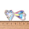 AB Color Plated Glass Pendants GLAA-I057-27A-3