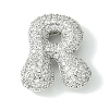 Rack Plating Brass Cubic Zirconia Pendants KK-S378-02P-R-1