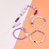 DIY 24 Style Acrylic & ABS Beads Jewelry Making Finding Kit DIY-NB0012-02A-4