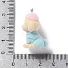 Flocky Resin Pendants LS-RESI-A040-03A-3
