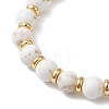 Christmas Alloy Enamel Charm Bracelets BJEW-JB12407-03-4