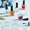 Transparent Glass & Plastic Nail Polish Empty Bottle AJEW-XCP0003-42-3