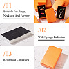 Rectangle Cardboard Paper Jewelry Box CON-TAC0015-01G-5