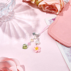 1Pc Alloy Polyester Mobile Straps AJEW-BM0001-22B-4
