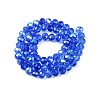 Electroplate Glass Beads Strands LS-EGLA-A044-T8mm-L14-3