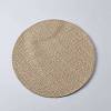 Jute Heat Insulation Coasters AJEW-WH0410-195-1