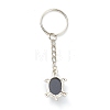 Natural & Synthetic Mixed Gemstone Keychain KEYC-P010-C-4