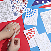 10Pcs 10 Styles Independence Day Self Adhesive Stickers DIY-PH0036-63-3