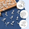 2 Pairs Alloy Stud Earrings for Women EJEW-FS0001-27A-4