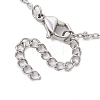 304 Stainless Steel Round Cabochon Setting Bracelets BJEW-JB11092-02-4