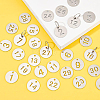 DIY Number 1~30 ID Hanging Tags Pendant Making Kit for Luggage House Lockets DIY-BC0006-18-4