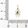Brass Micro Pave Cubic Zirconia Pendants ZIRC-I356-17G-B08-3