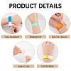 300Pcs Synthetic Paper Polypropylene Disposable Wristbands BJEW-SP0001-09J-5
