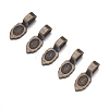 Tibetan Style Pendant Bails LS-MAB3357Y-3