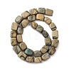 Natural Green Dragon Veins Beads Strands G-D098-D01-3
