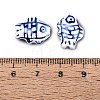 Handmade Porcelain Beads PORC-Q007-09C-4