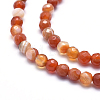 Natural Striped Agate/Banded Agate Beads X-G-J371-15-6mm-3