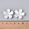 ABS Plastic Imitation Pearl Bead Caps KY-Q004-04A-4