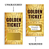 120 Sheets 4 Style Rectangle Coated Scratch Off Film Reward Cards DIY-JOY0001-16-5