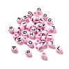 Opaque Acrylic Beads OACR-R005-02H-1