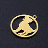 201 Stainless Steel Pendants STAS-S105-JN363-1-2