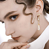 12Pcs Brass Stud Earring Findings KK-BC0008-49-5