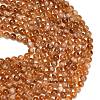 Hearted Natural Citrine Beads Strands G-L663-A02-8mm-5