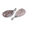 Natural Gemstone Pendants G-N362-03P-04-2