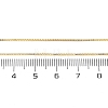 Brass Box Chain Necklaces for Women NJEW-D302-41G-5