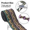 2Rolls 2 Colors Ethnic Style Embroidery Polyester Ribbons OCOR-GA0001-12-2