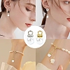 100Pcs 2 Colors Resin Imitation Pearl Charms RESI-YW0006-04-6
