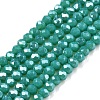 Electroplate Glass Beads Strands EGLA-A044-P1mm-A31-1