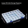 3Pcs Rectangle PP Plastic Bead Storage Container CON-BC0002-23-2