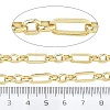 Brass Rectangle Link Chains KK-C251-28G-3