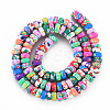 Handmade Polymer Clay Beads Strands X-CLAY-N008-056-01-2