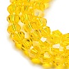 Transparent Electroplate Glass Beads Strands LS-EGLA-A039-T3mm-A22-3