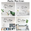 PVC Quotes Wall Sticker DIY-WH0200-003-3