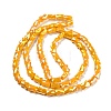 AB Color Plated Glass Beads Strands EGLA-P051-06B-B04-2