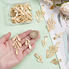 Brass Big Pendants KK-WR0001-90-3