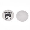 Non-Tarnish 201 Stainless Steel Pendants LS-STAS-T064-38P-5-1