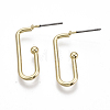 Iron Stud Earrings X-EJEW-N013-03-1