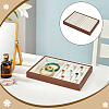 Rectangle Wood Jewelry Trays for Earrings AJEW-WH0880-84A-5