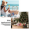 Kissitty 50Pcs 10 Styles Cotton & Linen Christmas Gift Bags ABAG-KS0001-05-18