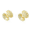Brass Double Bead Caps KK-N259-23-1