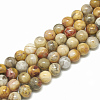 Natural Crazy Lace Agate Beads Strands G-S300-40-6mm-1