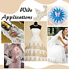 5Yards Polyester Flower Lace Ribbon OCOR-NB0002-81-5