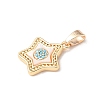 Natural Shell Pendants KK-N290-02G-2