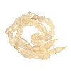 Raw Rough Natural Lemon Quartz(Heated) Beads Strands G-M453-D05-3