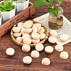 Unfinished Natural Wood Cabochons WOOD-GF0001-13D-5