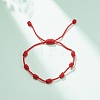 Nylon Braided Knot Cord Bracelet BJEW-JB08369-01-2